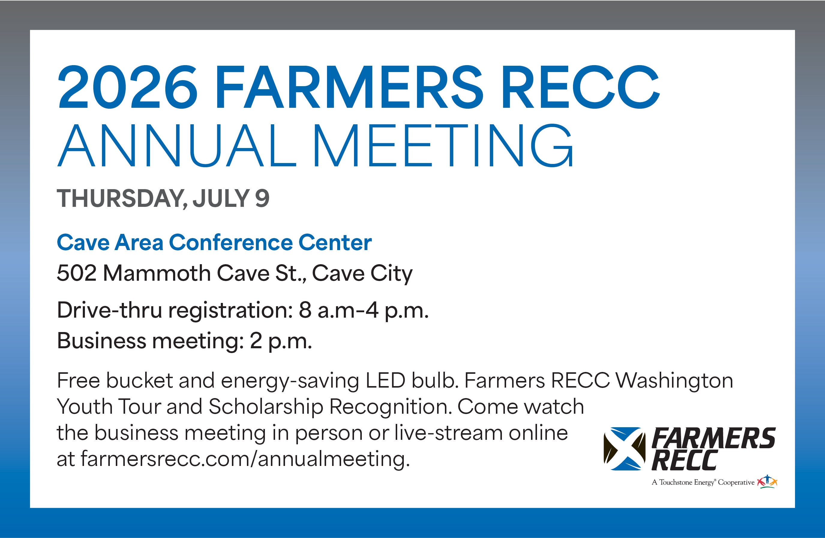 2026 Farmers RECC Annual Meeting