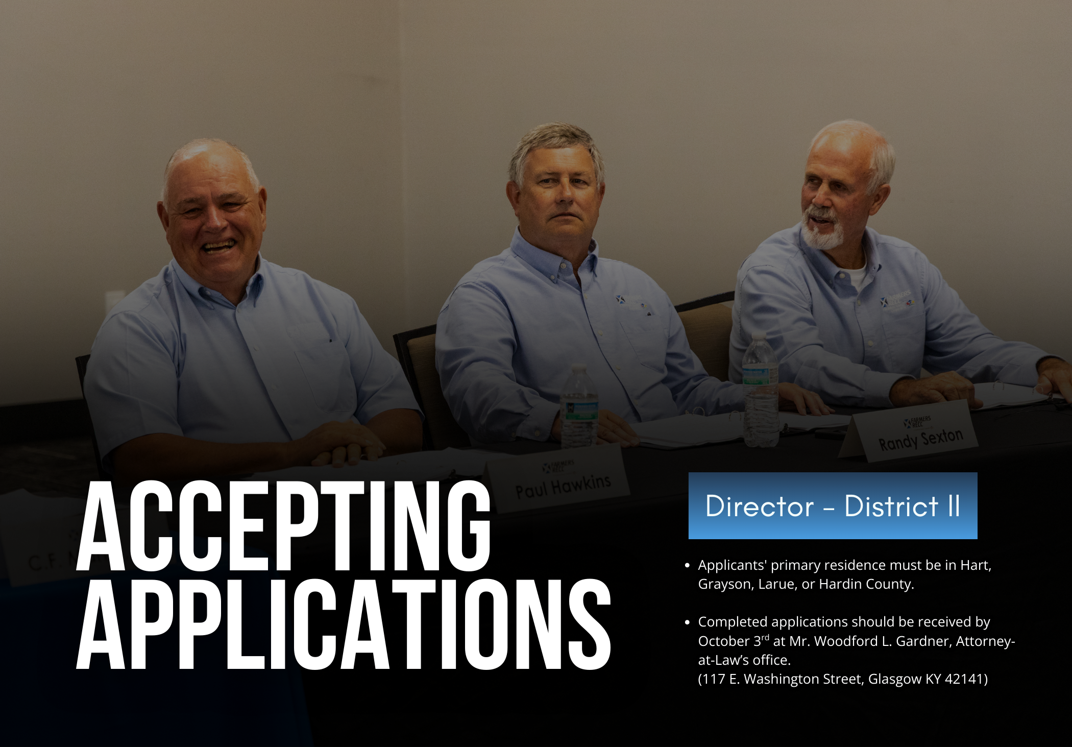 District II Director Opening