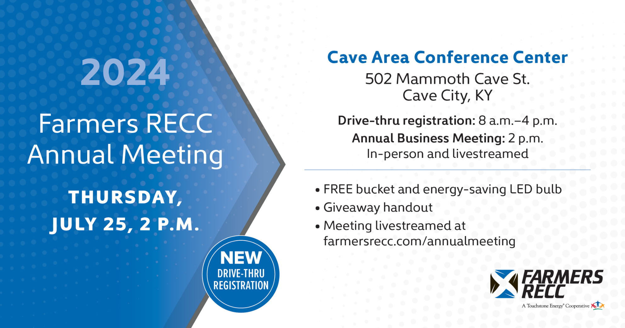 Farmers RECC Annual Meeting Information