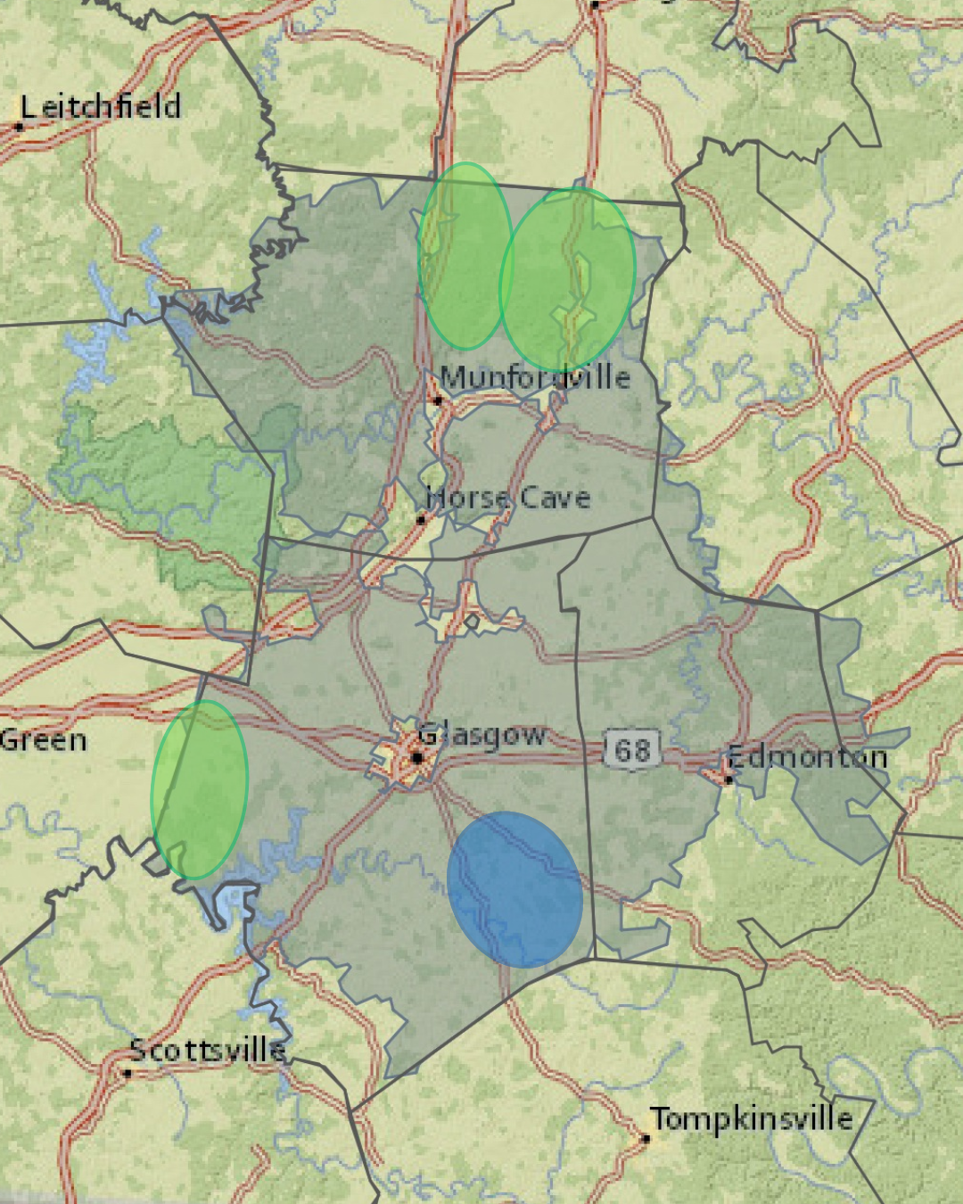 ROW/Line Inspection Map
