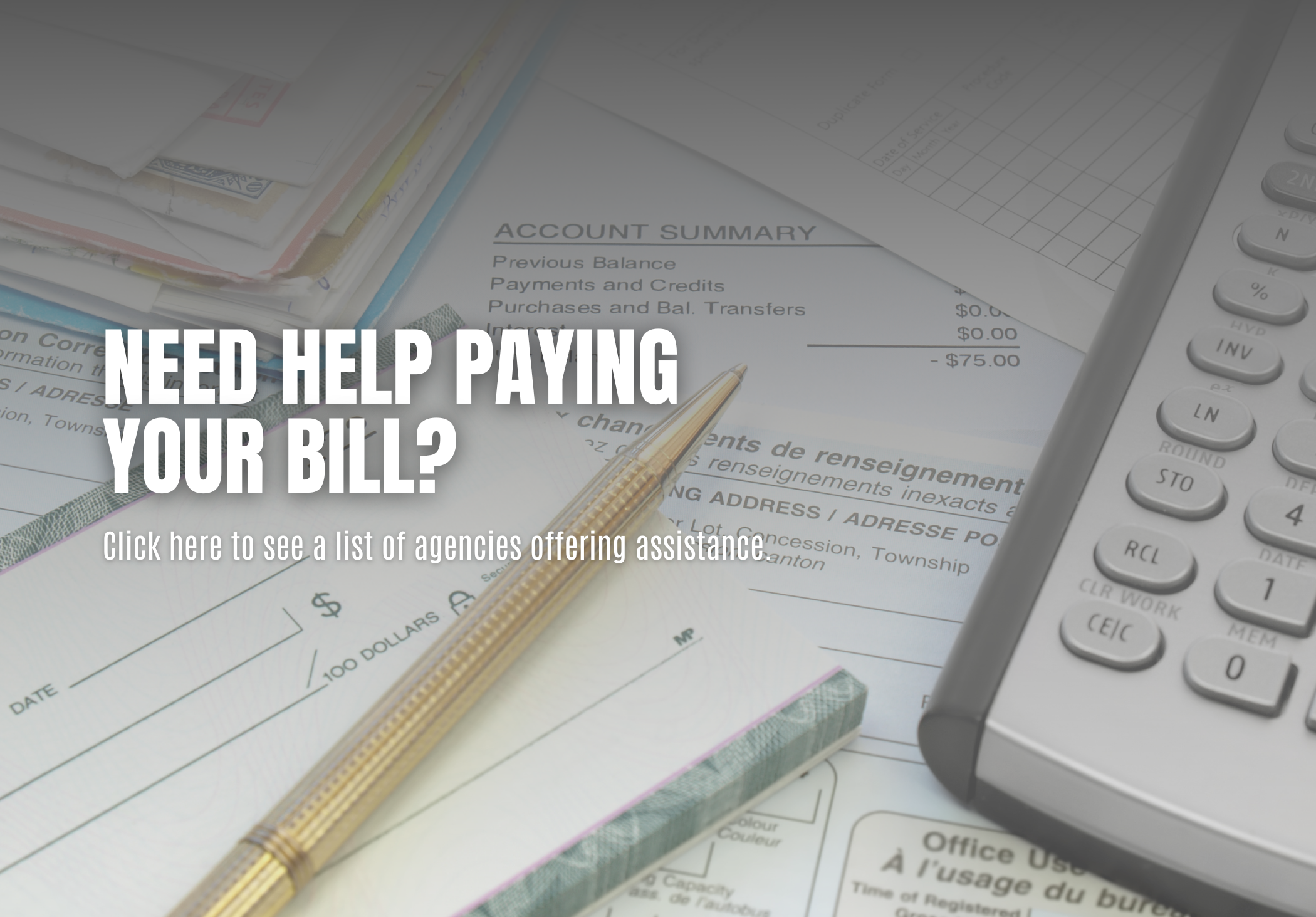 Payment Assistance 