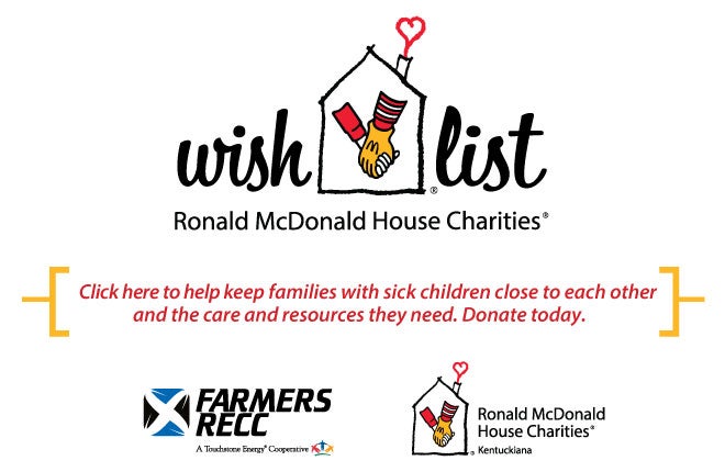 Ronald McDonald House Wish List Drive